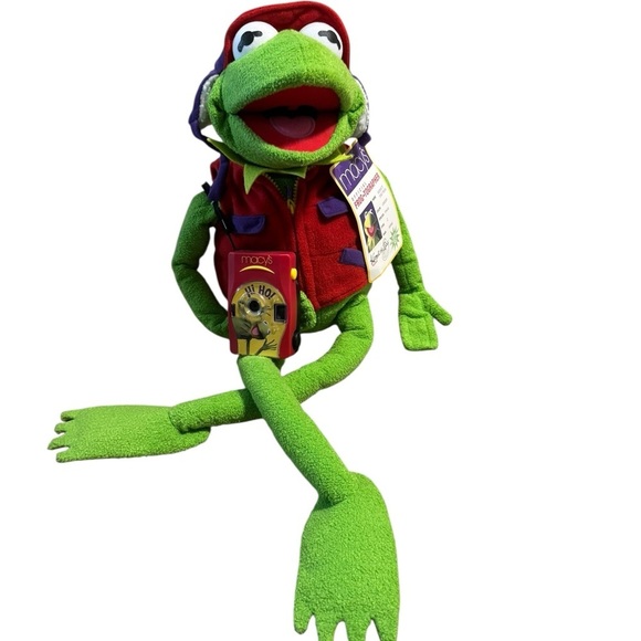 Kermit the Frog-tographer Plush 2002 Macy's Exclusive 26" w/ CAMERA - NEW Tags - Picture 1 of 12